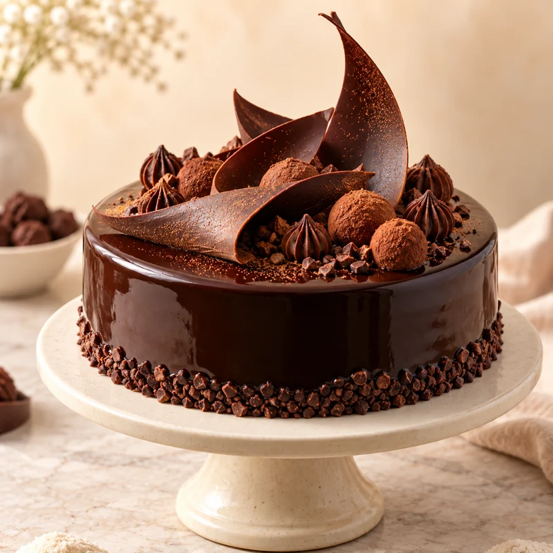 Cake design inspiration for Chocolate Truffle