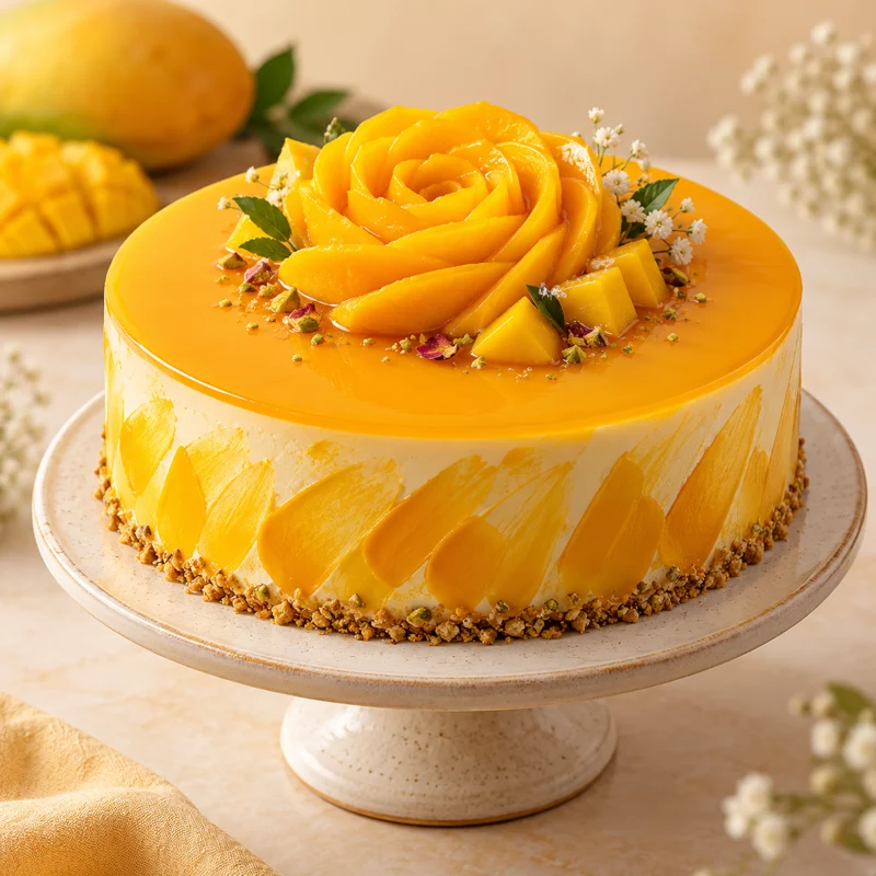 Cake design inspiration for Mango Cake