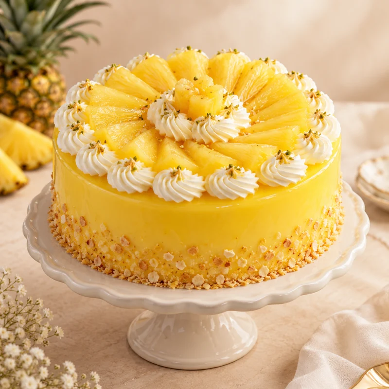 Cake design inspiration for Pineapple Cake