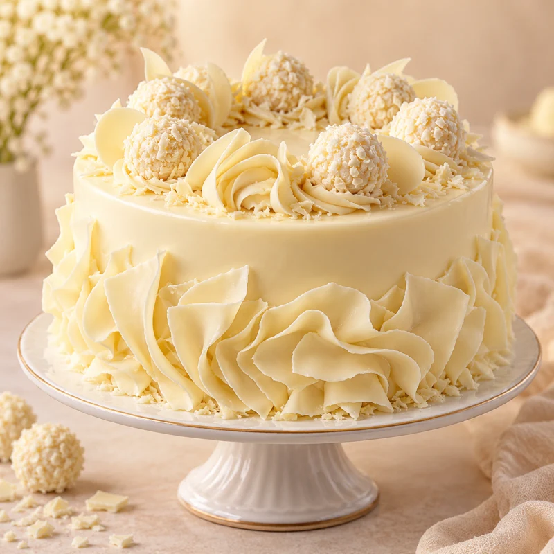 Cake design inspiration for White Chocolate Truffle