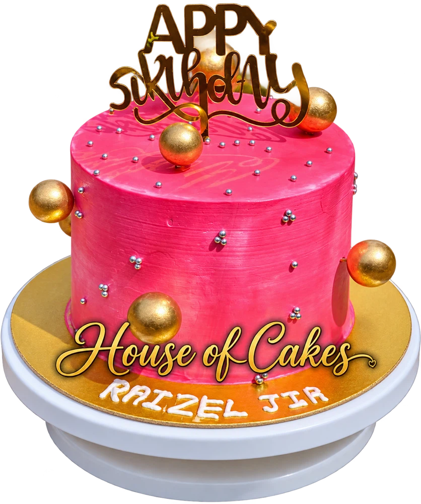 House of Cakes customer cake creation 24